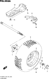Lh Rear Wheel (Lt-F400fl5 P28)