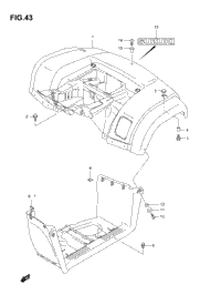 Rear Fender (Model K3)