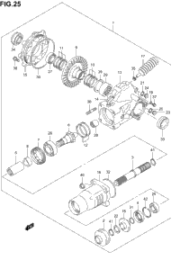 Final Bevel Gear (Rear)(Model K3)