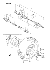 Front Wheel (Model H/J/K/L)