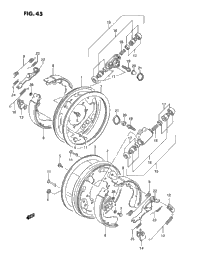 Front Wheel Brake (Model J/K/L)