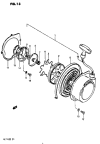 Recoil Starter (Model D)