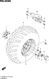 Lh Rear Wheel (Lt-A750xpzm0 P03)