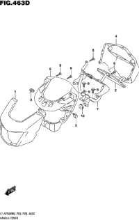 Handle Cover (Lt-A750xpm0 P03)