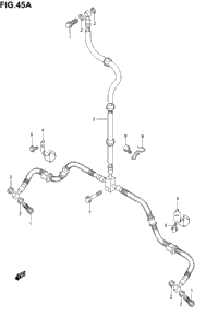 Front Brake Hose (Model K6)