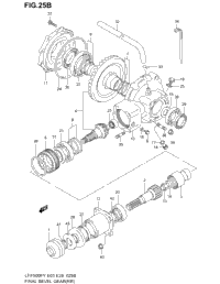 Final Bevel Gear (Rear)(Model K1/K2)