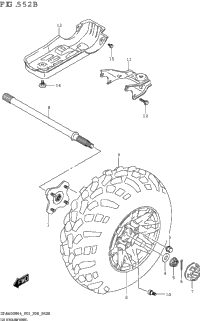 Lh Rear Wheel (Lt-A400fz)