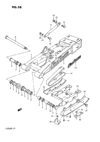 Rear Swinging Arm (Model H/J/K/L)