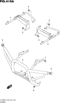 Footrest (Lt-F400fl5 P28)