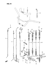 Handlebar - Control Cable (Model H)