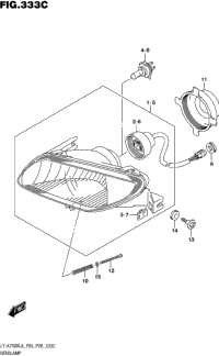 Headlamp (Lt-A750xl8 P33)