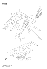 Fuel Tank Cover (Model K6/K7)