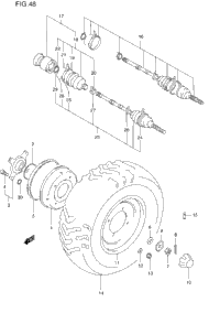 Front Wheel (See Note)