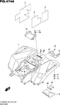 Rear Fender (Lt-F400fm0 P03)