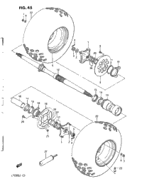 Rear Wheel (Model F/G)