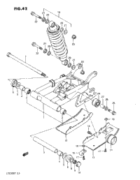 Rear Swinging Arm (Model H)