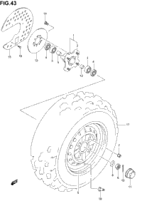 Front Wheel (Model K2/K3)