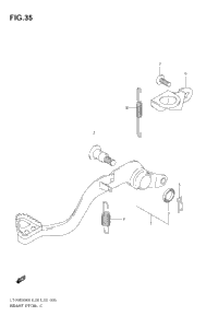 Brake Pedal (Model K6/K7/K8)