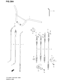 Handlebar - Cable (Model K1/K2)