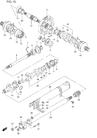 Secondary Gear - Propeller Shaft