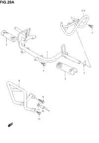 Footrest (Model K3/K4/K5/K6 E28)