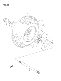 Right Rear Wheel (Model K4/K5)