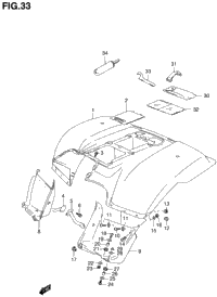 Rear Fender (Model V/W/X/Y)