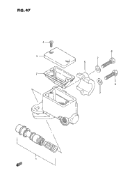 Front Master Cylinder (Model J/K/L)