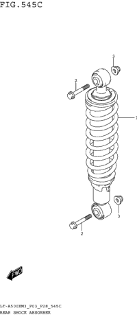 Rear Shock Absorber (Lt-A500xpm3 P33)