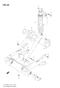 Rear Swingingarm (Model K4/K5)