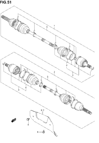Front Drive Shaft (Model K3/K4)