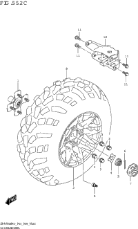 Lh Rear Wheel (Lt-A750xpz)