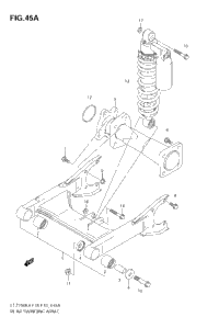 Rear Swingingarm (Model K6/K7/K8)