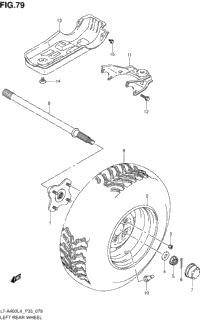 Left Rear Wheel (Lt-A400zl4 P33)