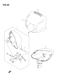 Headlamp Housing (Model K4/K5/K6)