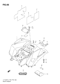 Rear Fender (Lt-F400fzl3 P28)