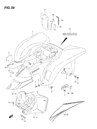 Rear Fender (Model K3/K4)
