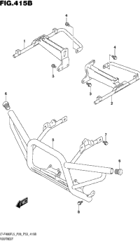 Footrest (Lt-F400fl5 P33)