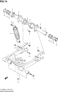 Rear Swingingarm (Lt-A400l4 P33)