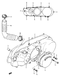 Crankcase Left Cover