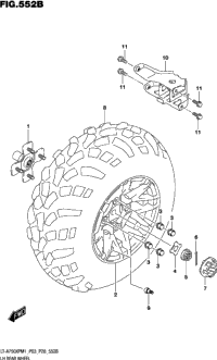 Lh Rear Wheel (Lt-A750xpz)