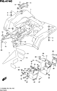 Rear Fender (Lt-A750xm0 P33)