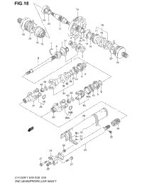 Secondary Gear - Propeller Shaft