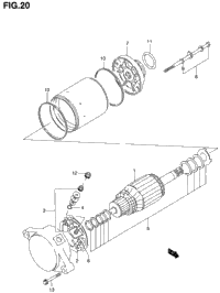 Starting Motor (Model X)