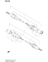 Front Drive Shaft (Model X/Y)