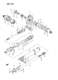 Secondary Gear - Propeller Shaft (Model S)