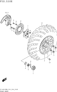 Front Wheel (Lt-A500xpzm3 P28)
