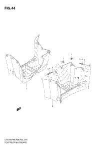 Footrest Mudguard