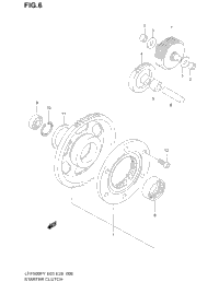 Starter Clutch (Model W/X)