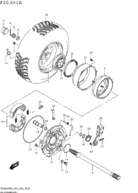 Rh Rear Wheel (Lt-A400f)